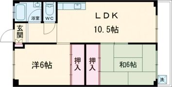 白竜ビルの間取り画像