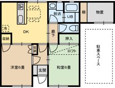 西こうやAの間取り画像
