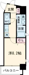 ピアグレース神戸の間取り画像