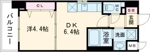 アルデール兵庫の間取り画像