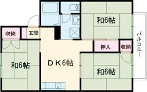 ファミールみやびBの間取り画像