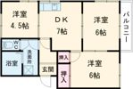 汐見ハイツⅡの間取り画像