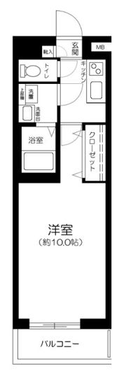 エルミ上落合の間取り画像