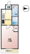 フラッティ衣笠の間取り画像