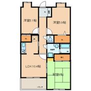 エーデル雲雀丘二番館の間取り画像