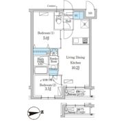デュオフラッツ千歳船橋の間取り画像