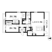 リューベツァール瑞穂の間取り画像