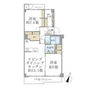 EVERTOW Colore SENGENDAIの間取り画像