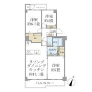 EVERTOW Colore SENGENDAIの間取り画像