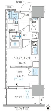 パークアクシス西大島コンフォートスクエアの間取り画像