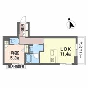 シャーメゾン コア八日町の間取り画像