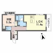 シャーメゾン コア八日町の間取り画像