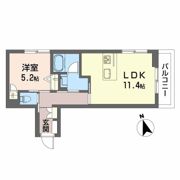 シャーメゾン コア八日町の間取り画像