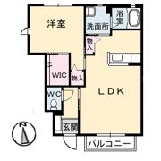 べアーレ B棟の間取り画像