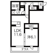 ザ・アパートメント谷上の間取り画像