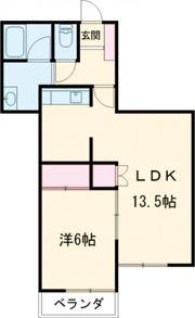 グランデハイツBの間取り画像