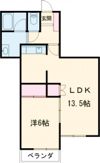 グランデハイツBの間取り画像