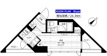ステージファースト北千住の間取り画像