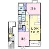メゾンドリカムⅢの間取り画像