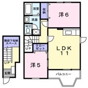 ガーデンハイツⅡ Aの間取り画像