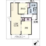 ディアス白樺 A棟の間取り画像