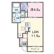ノーブルイースト上柴の間取り画像