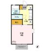ヴィルヌーブさくら Aの間取り画像
