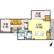 ベルグランデの間取り画像