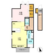 ラ・セゾン Bの間取り画像