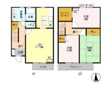 サンクレスト Aの間取り画像