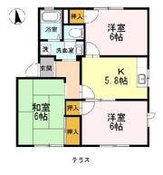 フレグランス・S Bの間取り画像