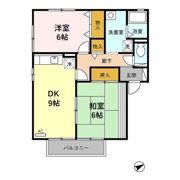 ブライダルハイツ戸出 Bの間取り画像
