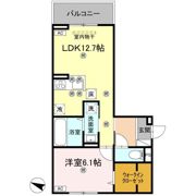 フィオーレガーデン北田宮 Cの間取り画像