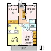 Sinfaria六本松の間取り画像