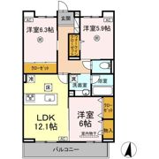 Sinfaria六本松の間取り画像