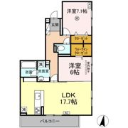 Sinfaria六本松の間取り画像