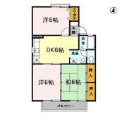 セジュール・ドエル B棟の間取り画像