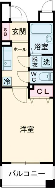プレサンス新神戸の間取り画像