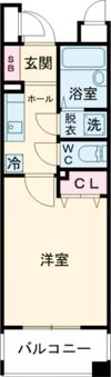 プレサンス新神戸の間取り画像