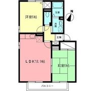 ベル・フラットBの間取り画像