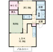 フォブール幸の間取り画像