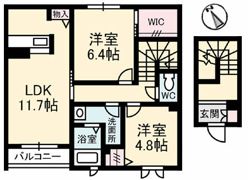 シャーメゾン坂本 2番館の間取り画像