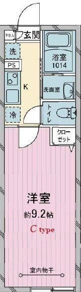 BLOOM所沢 ONEの間取り画像