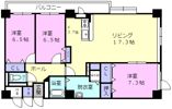 グランドール東開の間取り画像