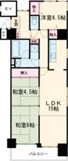グランドプラザ神戸パートⅡの間取り画像