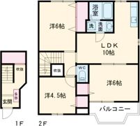 フォレストⅡの間取り画像
