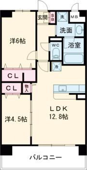 フェリスシエロ堺の間取り画像