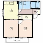 ワイハイツ東名 Cの間取り画像