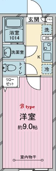 BLOOM所沢 TWOの間取り画像