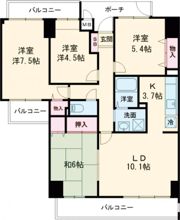 サーパス諫早の間取り画像
